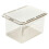 Sliding Drawer Dresser Container See-through Bathroom Placement 1