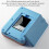 Retro Mini Game Console 500 Preloaded Classical Video-Green 1 6