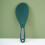 Plastic Rice Serving Spoon Antistick Surfaces-Dark green color 3