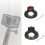 Quick Install 1/4 Screw Bike Camera Mount with-black red 2