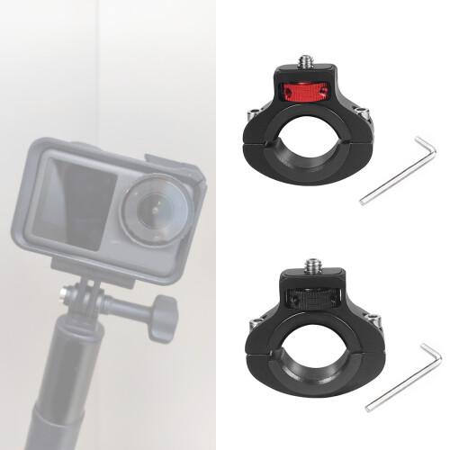 Quick Install 1/4 Screw Bike Camera Mount with-black red 1