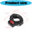 Quick Install 1/4 Screw Bike Camera Mount with-black red 3