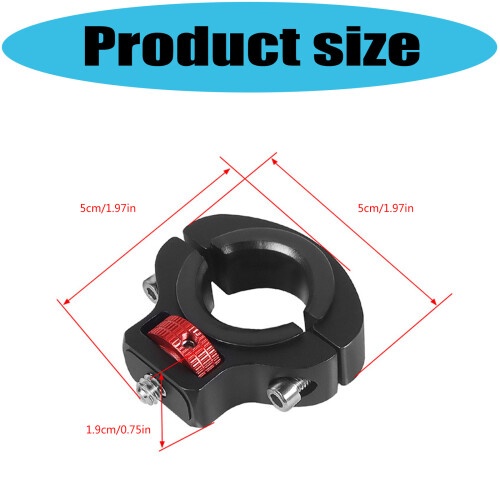 Quick Install 1/4 Screw Bike Camera Mount with-black red 2