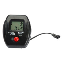 Exercise Bike Electronic Meter LCD Display Pedometer Counter For Fitness Equipment Stepper Monitor Waist Machine Compatible
