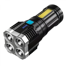 Superhelle 100000lm LED-Taschenlampe, USB-wiederaufladbar, taktisches Licht