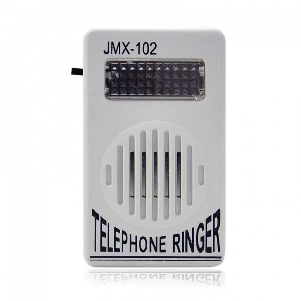 Hearing aid phone amplifier with loud ringer tone