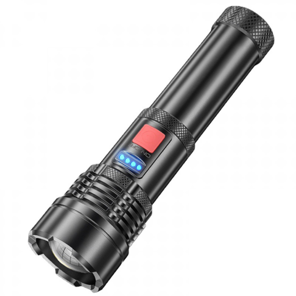 Usb Rechargeable Led Flashlight 3000 Lumens, Zoomable Torch, Ultra Powerful Led Torch Tactical Light, Outdoor Waterproof Torch For Camping 6485316531808