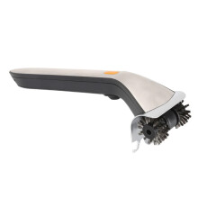 Black Stainless Steel Bristles Grill Scraper Portable For Picnicking