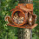 Squirrel Feeder Squirrel Feeding Station Feeding Box Decorative Garden Decor 5
