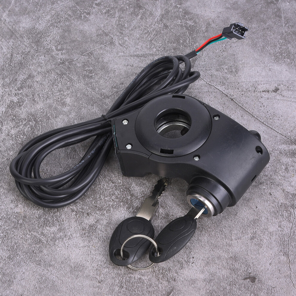 Electric Bike Handlebar Grip With Real-Time Voltage Display & Key Lock 5071363667112