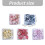 Holiday Plastic Ornament Christmas Tree Decoration Assorted-Red 4