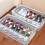 Sturdy Clear Shoe Box Foldable Designs Steel Frame Meshes-L 7