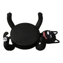 Antislip bekerhouder Mooie katten Coaster Salontafel-Zwart