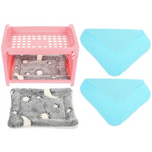1 Set Hamster Versteck Chinchilla Bett Käfig Zubehör