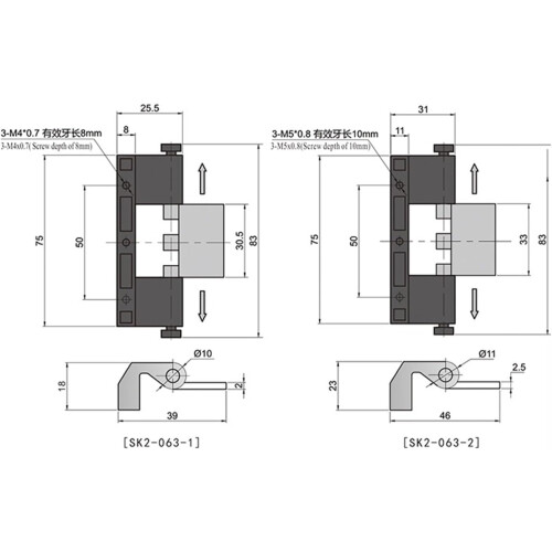 Industrial Hardware Swivel Concealed Hinge For Cabinet Doors 1 Pc 2