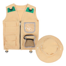 1 set kinder- -ausrüstung mit weste und hut für outdoor-spiele