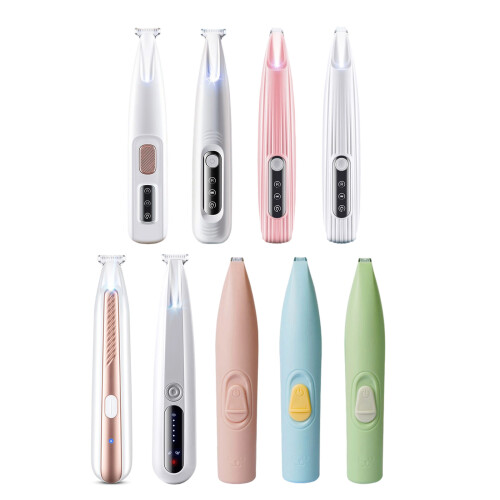 Quiet Electric Pet Clippers With Ceramic-Pink battery model 1