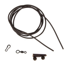 Rig Tube Helicopter Anti Tangles Leader System Fishing Helicopter Rig Accessory Set Brown