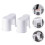 2Stk Home Toilettenhocker Kunststoff Badzimmer 6