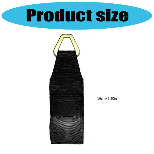 High Strength Fabric Cargo Straps Adjustable Length-Black 2