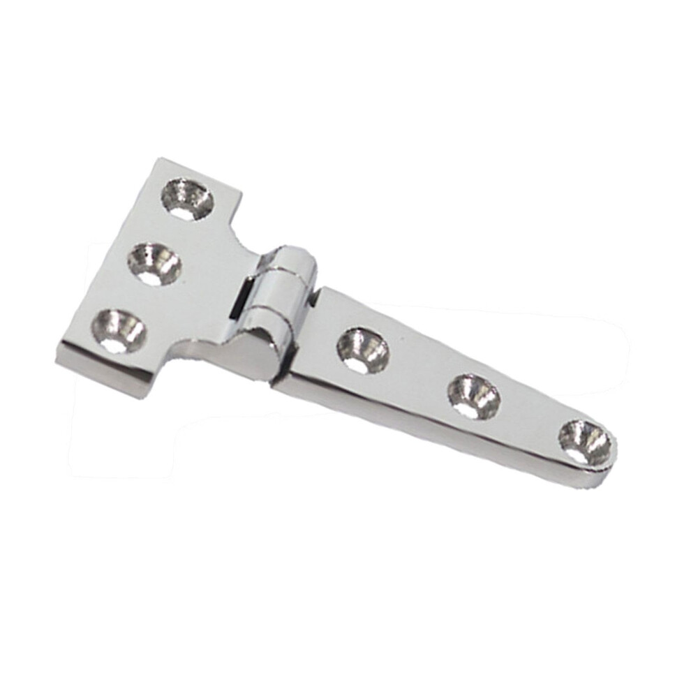 Marine Grade T Hinges Stainless Steel Boat Door Flush Triangle Heavy Duty For Lockers Cabinets 151X75x4.5mm 9339159401507