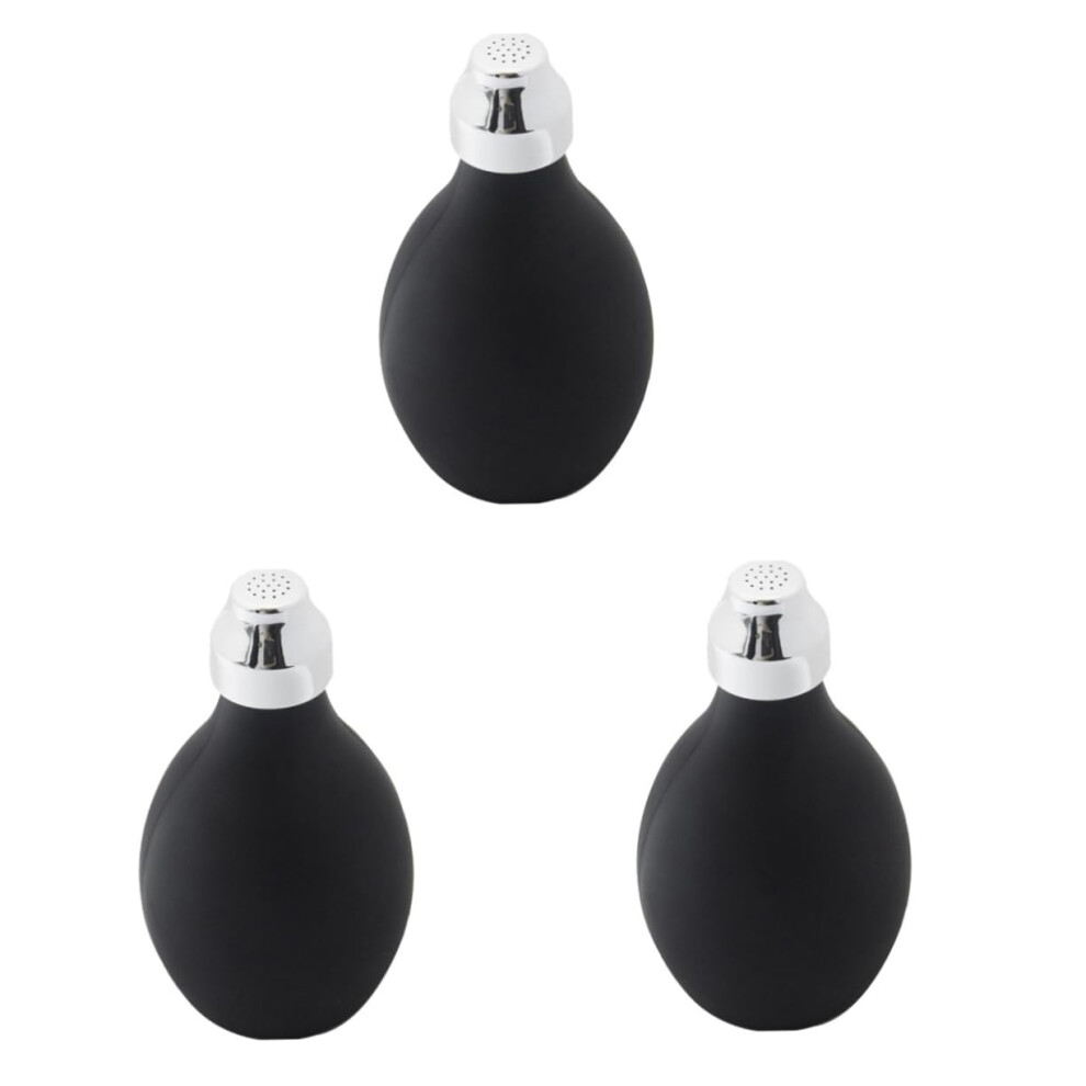 Silicone Powder Blower 3Piece Set Hairdressing Dry Shampoo Sprayer Powder Spray Bottle For Barber Tools