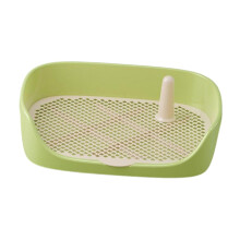 Dog Toilet Training Potty Tray For Dog And Bunny Green 48x37x13cm Toilet Potty Trainer Pet Pad Compatible