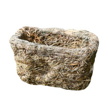 Handwoven Nest Sleeping House For Small Pets, Outdoor Cat House Use, Compact Size, Natural Material