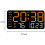 User Friendly Digital Clock Temperature Date And Week Display Voice Activation Adjustable Brightness Model F 2