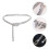 1 Tailleketting Metaal Punk Lichaamsketting Retro 3
