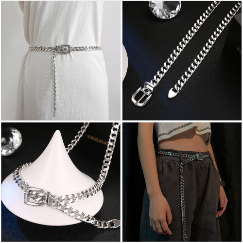 1 Tailleketting Metaal Punk Lichaamsketting Retro 1