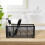 Mesh Pen Pencil Holder Metall Desktop Organizer Bürobedarf 4