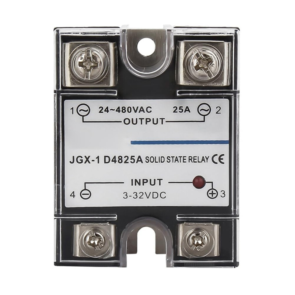 Single Phase Solid State Relay Dc Control, Ssr, 25A, Ac Output, 1Phase 9323874138329