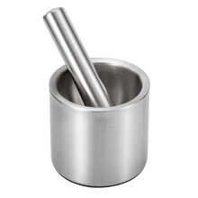 1 Set Malende Stamper Kom Rvs Knoflookpers