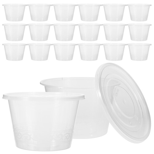 50 Stks Wegwerp Kommetje Met Voor Plastic Dessert