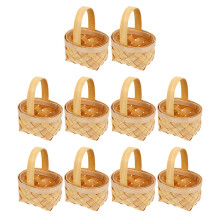 10 Kleine Für Partyfavors Kleine Handkörbe