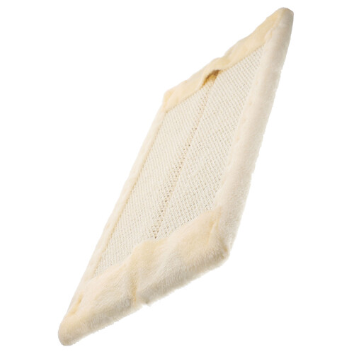 Wallmounted 1 Beige Sisal Cat Scratching Post Bamboo Pet Scratch Board