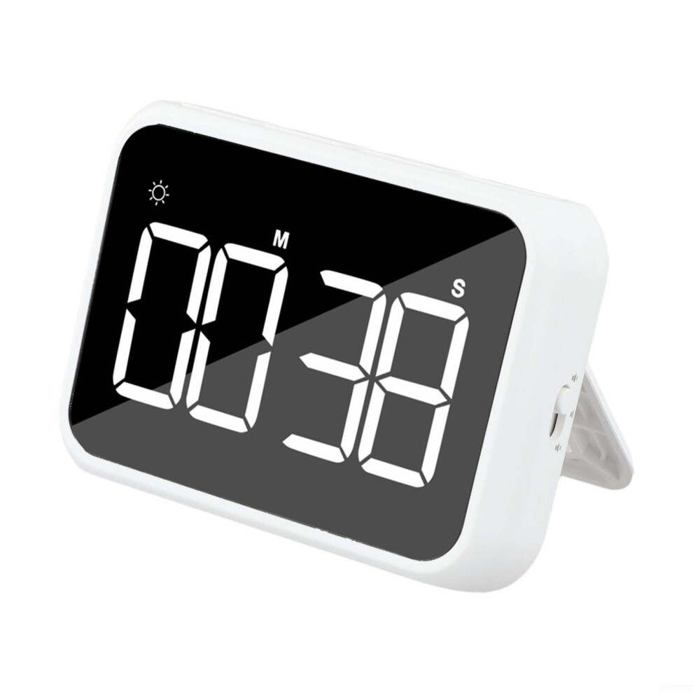 User Friendly Timer Unique Memory Function For Quick Time Setting Retrieval White Digital Compact