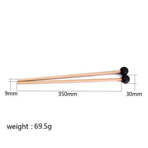 Paar Kleine Drumstokken Van Bamboe Voor 1