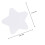 Indoor Art Stervormig Canvas Bord Wit 5 Stuks 3