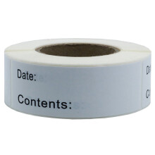 1 Rolle English Record Date Aufkleber Selbstklebend Index