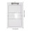 Volleybal Klembord Wit 2Set 13,8X8,3X0,08In 2