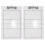 Volleybal Klembord Wit 2Set 13,8X8,3X0,08In 3