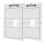 Volleybal Klembord Wit 2Set 13,8X8,3X0,08In 5