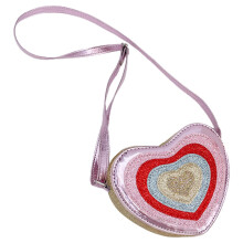 portemonnee crossbody tasje glitter schoudertas met schouderriem
