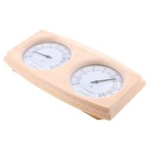 Hygrometer Vochtigheidsmeter Vochtigheid Temperatuurmeter Bamboe