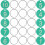 50 Sets Cijferlabels Met Ringen 5