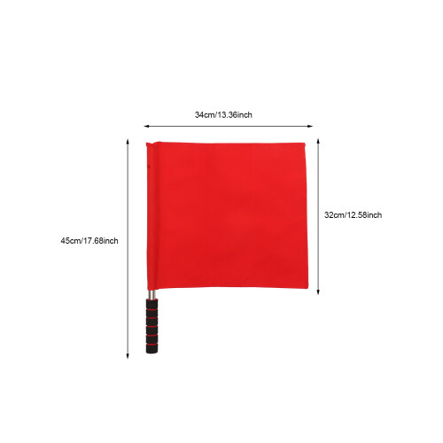 4 Scheidsrechters Handvlag Signaalvlaggen 1