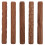 5 Stuks Handvat Aardewerk Kleimodelleren Patroonrollers 6