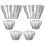 6St Aluminiumlegierung Puddingformen Eiertörtchen Cupcake Muffin Förmchen 2